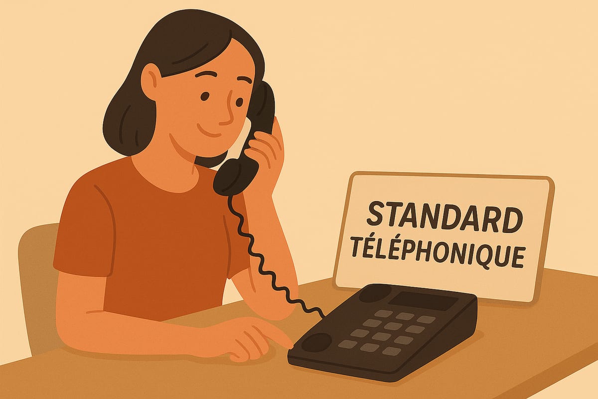 Standard téléphonique — accompagnement pendant le séjour
